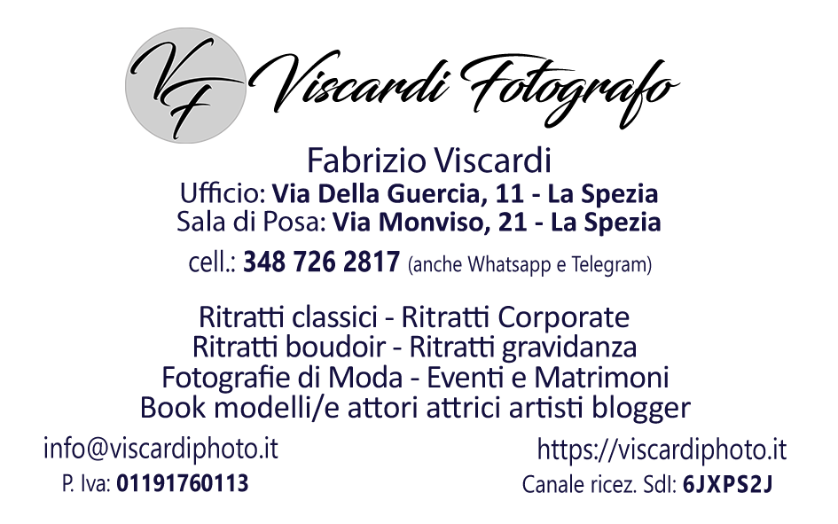 Biglietto da visita Viscardi Fotografo